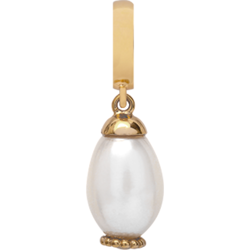 Image of Christina Collect Pearl Drop forgyldt charm